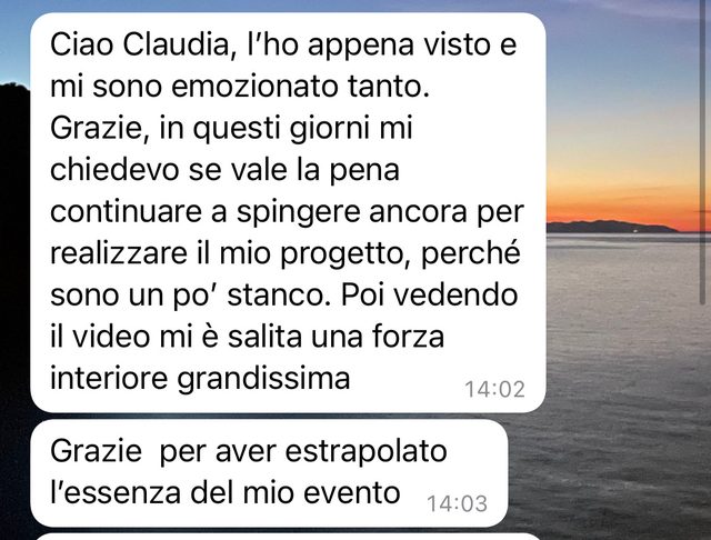 Messaggio di Adriano Russo: l’ho appena visto e mi sono emozionato tanto